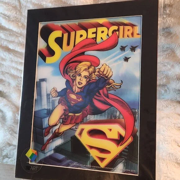 DC Comics Supergirl 3D Lenticular Lithograph Poster (2007) 3Dimensional Art - Picture 2 of 4